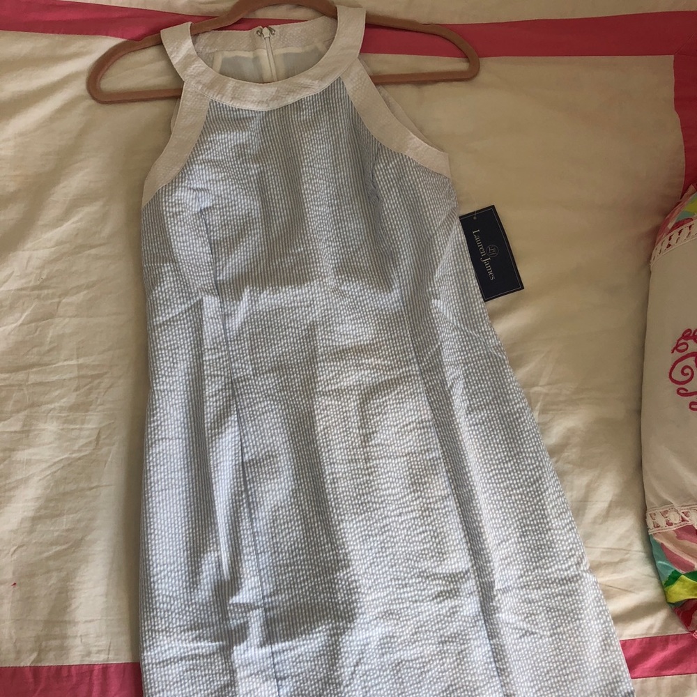 NWT Lauren James Arden Seersucker Dress